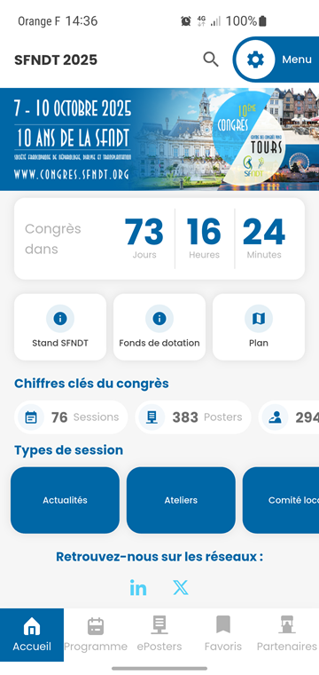 Mobile App Home page